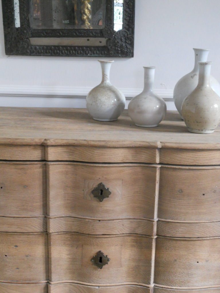 18th century commode in bleached oak SOLD