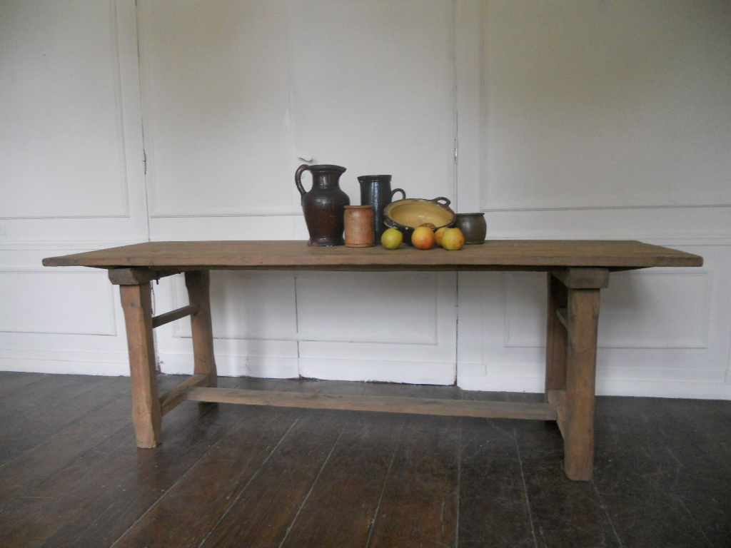 Oak refectory diningtable SOLD
