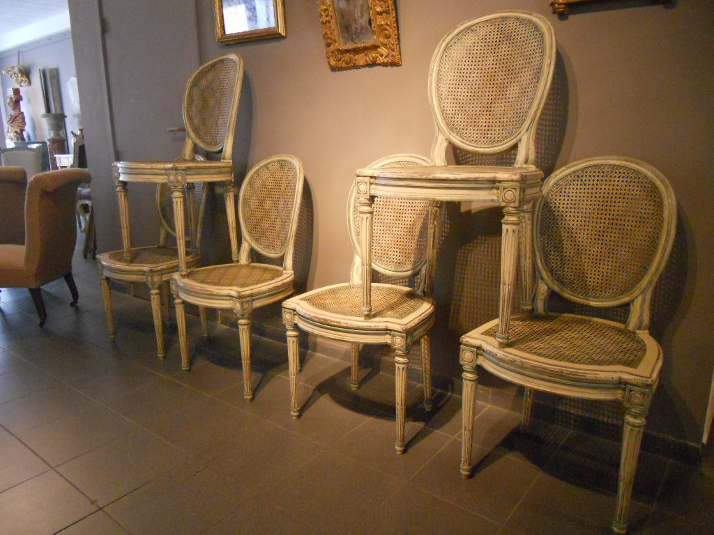 Louis XVI chairs (6)
